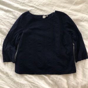 Gap eyelet blouse